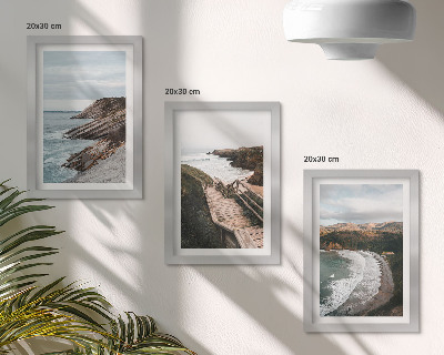 Fotowand Meerblick mit Klippen und Strandlandschaften