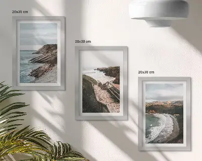 Fotowand mit Meerblick sowie Klippen und Strandlandschaften