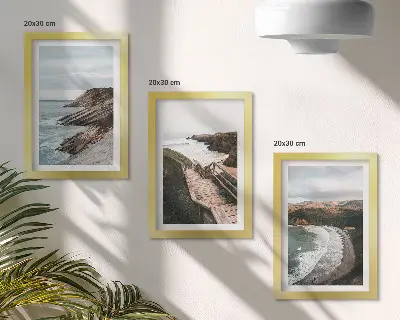 Fotowand mit Meerblick sowie Klippen und Strandlandschaften