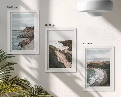 Fotowand mit Meerblick sowie Klippen und Strandlandschaften