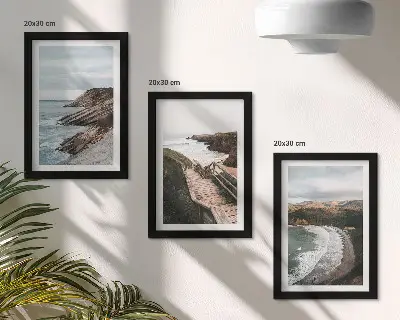 Fotowand mit Meerblick sowie Klippen und Strandlandschaften