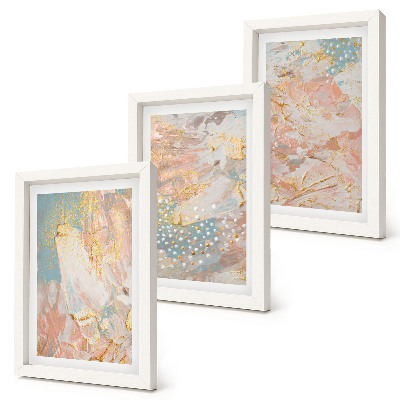 Fotowand Abstrakte Muster in Pastellfarben – Textur