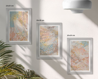 Fotowand Abstrakte Muster in Pastellfarben – Textur
