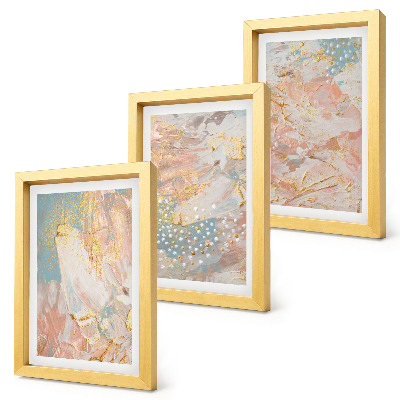 Fotowand Abstrakte Muster in Pastellfarben – Textur