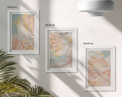 Fotowand Abstrakte Muster in Pastellfarben – Textur