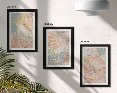 Fotowand Abstrakte Muster in Pastellfarben – Textur