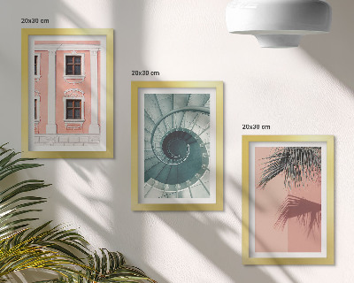 Fotowand Architektur in Pastelltönen und Spiralmuster