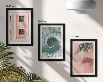 Fotowand Architektur in Pastelltönen und Spiralmuster