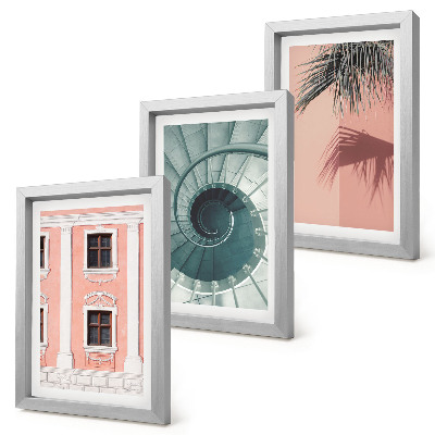 Fotowand Architektur in Pastelltönen und Spiralmuster