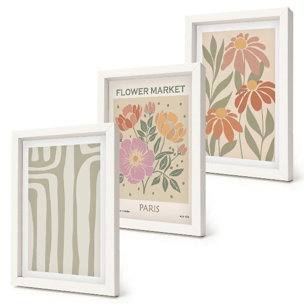 Fotowand Poster mit botanischen Motiven im Pariser Minimalismus
