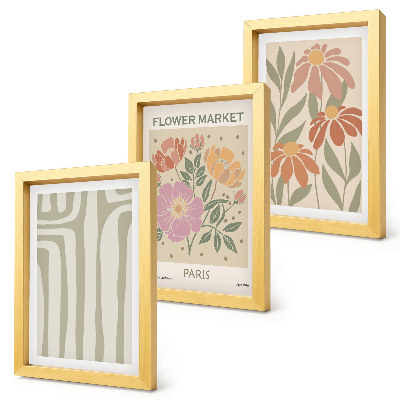 Fotowand Poster mit botanischen Motiven im Pariser Minimalismus
