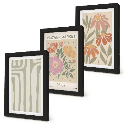 Fotowand Poster mit botanischen Motiven im Pariser Minimalismus