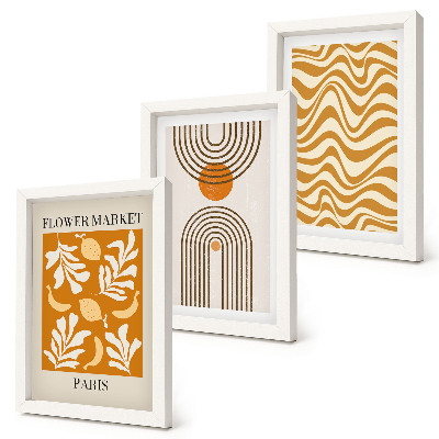 Fotowand Modeposter mit floralen und geometrischen Mustern