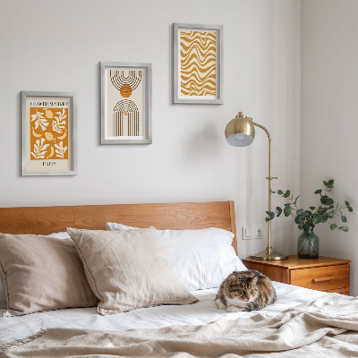 Fotowand Modeposter mit floralen und geometrischen Mustern