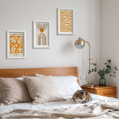 Fotowand Modeposter mit floralen und geometrischen Mustern