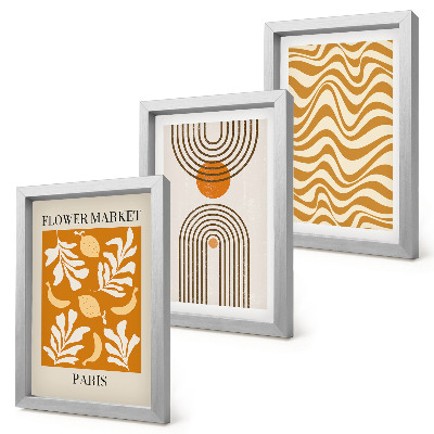 Fotowand Modeposter mit floralen und geometrischen Mustern