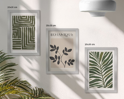 Fotowand Botanische Kompositionen im Stil des Boho-Minimalismus