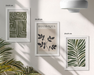 Fotowand Botanische Kompositionen im Stil des Boho-Minimalismus