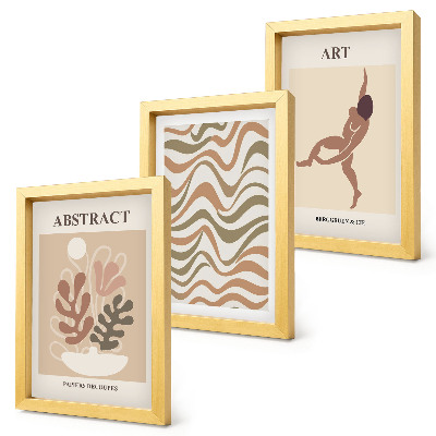 Bilderwand Matisse Boho abstrakte Formen und Muster