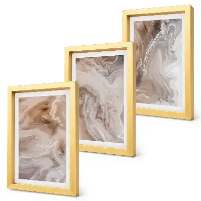 Bilderwand mit abstrakter Marmor-Steintextur