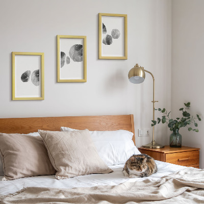 Fotowand abstrakte minimalistische Malerei mit Farbflecken