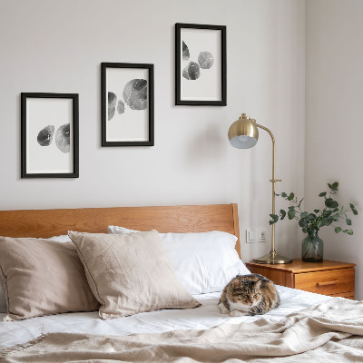 Fotowand abstrakte minimalistische Malerei mit Farbflecken