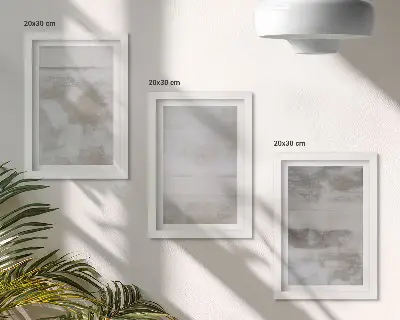 Bilderset mit Rahmen abgenutzte Texturen im modernen Industriestil