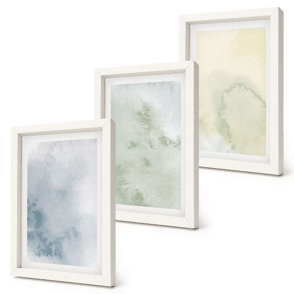 Fotowand Pastellfarben auf Leinwandtextur