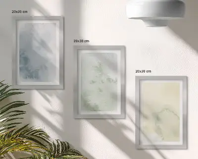 Fotowand mit Pastellfarben auf Leinwandtextur