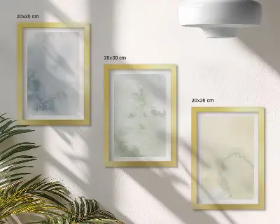 Fotowand mit Pastellfarben auf Leinwandtextur