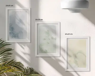 Fotowand mit Pastellfarben auf Leinwandtextur