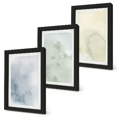 Fotowand mit Pastellfarben auf Leinwandtextur