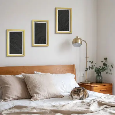 Fotowand dunkler Marmor mit eleganten Texturen in einem glamourösen Stil
