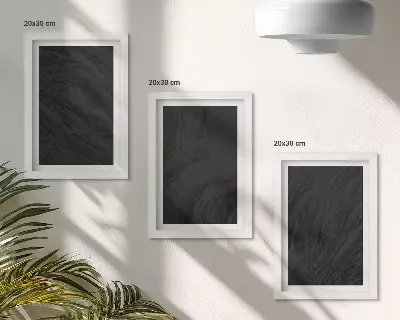 Fotowand dunkler Marmor mit eleganten Texturen in einem glamourösen Stil