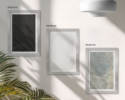 Bilderwand Elegante Steinstrukturen in verschiedenen Farben