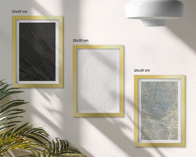 Bilderwand Elegante Steinstrukturen in verschiedenen Farben