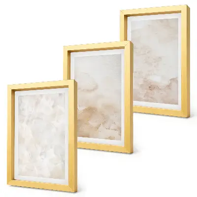 Fotowand mit modischen Texturen in hellen Pastelltönen