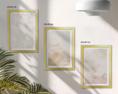 Fotowand mit modischen Texturen in hellen Pastelltönen