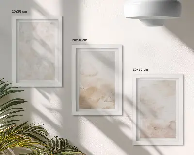 Fotowand mit modischen Texturen in hellen Pastelltönen