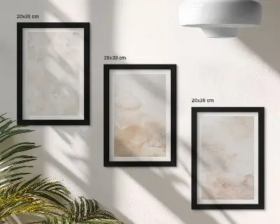 Fotowand mit modischen Texturen in hellen Pastelltönen