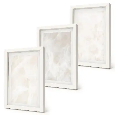 Bilderwand mit eleganter Marmorstein-Hintergrundtextur