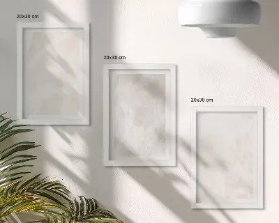 Bilderwand mit eleganter Marmorstein-Hintergrundtextur