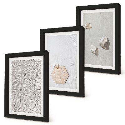 Fotowand Leichte Texturen im Sand, zarter Boho-Stil