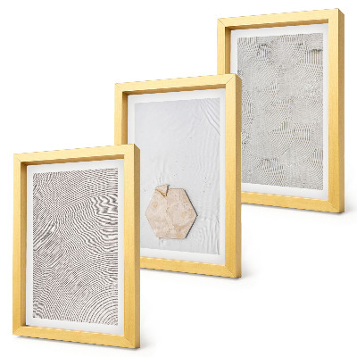 Bilderwand Leichte Texturen im Sand, zarter Boho-Stil