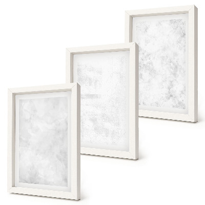 Fotowand Weiße Punkte auf minimalistischen Leinwandhintergründen