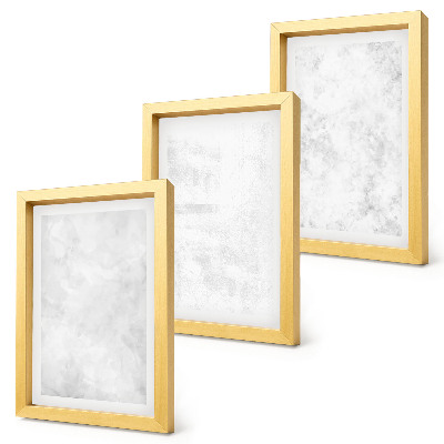 Fotowand Weiße Punkte auf minimalistischen Leinwandhintergründen