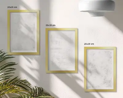 Fotowand mit weißen Punkten auf minimalistischem Leinwandhintergrund