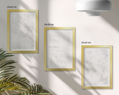 Fotowand Weiße Punkte auf minimalistischen Leinwandhintergründen