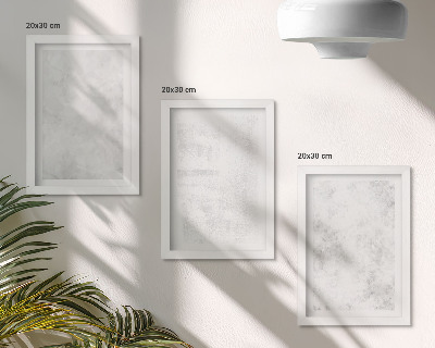 Fotowand Weiße Punkte auf minimalistischen Leinwandhintergründen