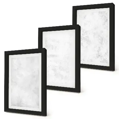 Fotowand mit weißen Punkten auf minimalistischem Leinwandhintergrund